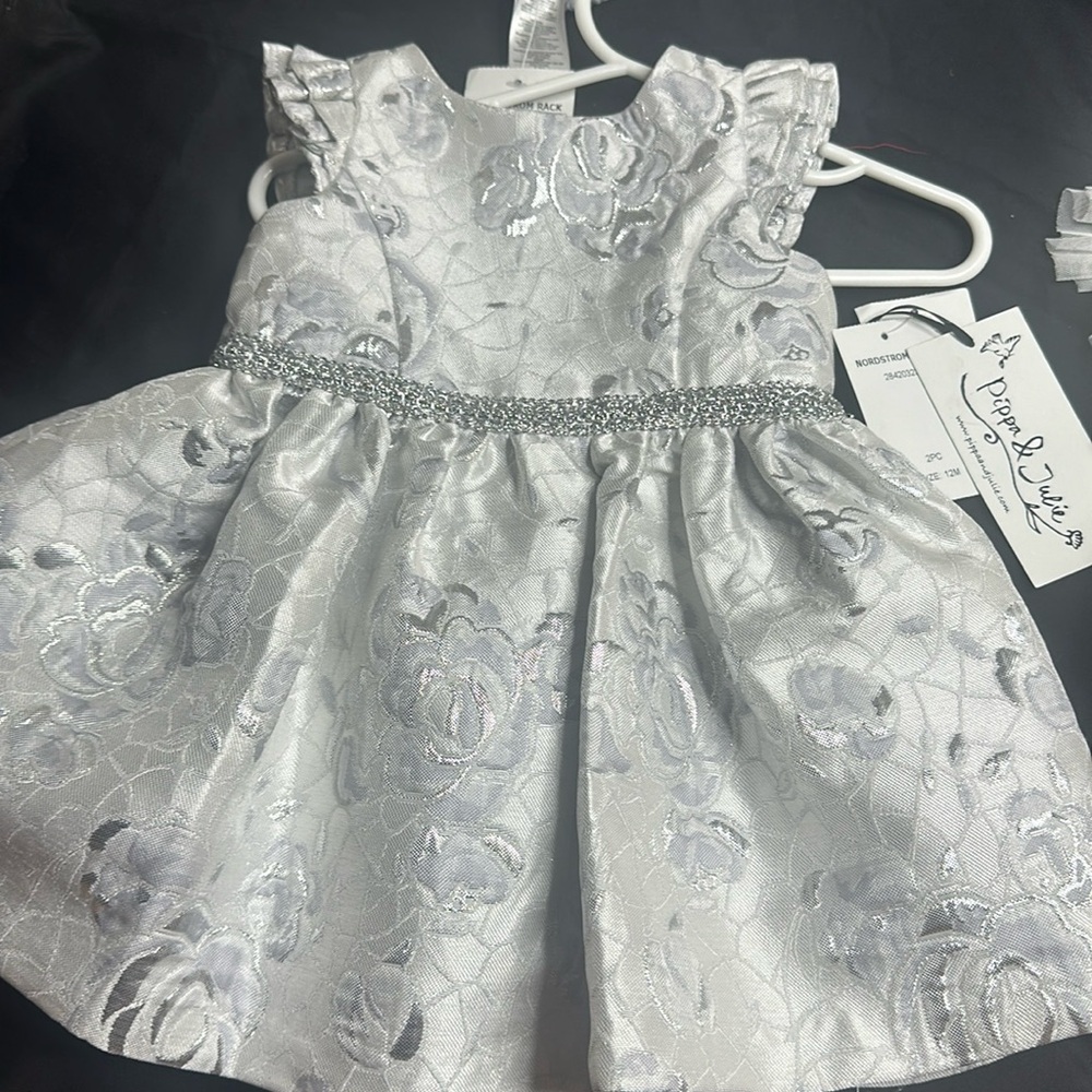 Puppy and Julie Silver formal Dress
